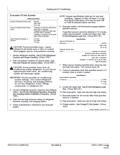 John Deere 524K-II 4WD Loader Technical Manual (SN. from D677549) - Image 5