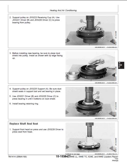 John Deere 544E, 544E LL, 544E TC, 624E, 644E Loader Technical Manual - Image 5