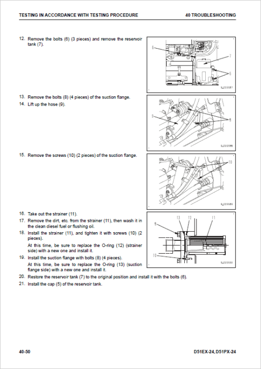 Komatsu D51EX-24, D51PX-24 Dozer Service Manual - Image 3