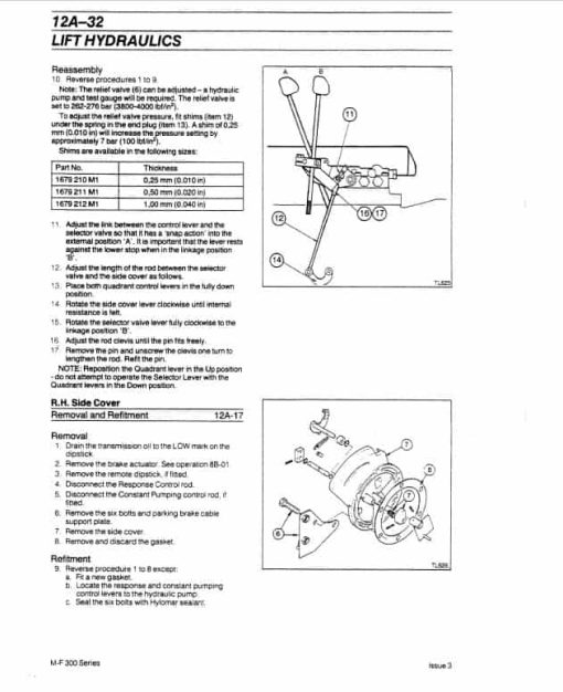 Massey Ferguson MF 355, MF 360, MF 362, MF 365 Tractor Service Manual - Image 5