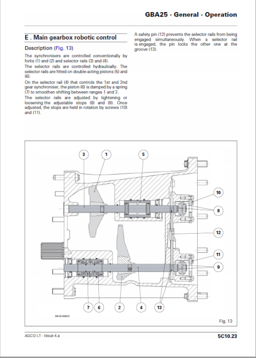 AGCO LT75A, LT85A, LT90A, LT95A Tractor Workshop Service Manual - Image 5