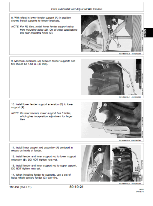 John Deere 4055, 4255, 4455 Tractors Repair Technical Manual - Image 5