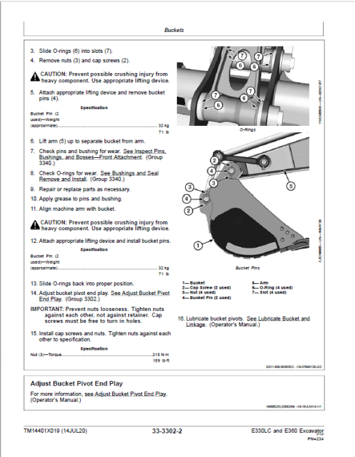 John Deere E330LC, E360 Excavator Repair Manual (S.N after CXXXXXX - & DXXXXXX -) - Image 5