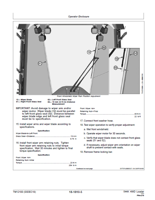 John Deere 544K 4WD Loader Technical Manual (SN. D642665 - D670307) - Image 5