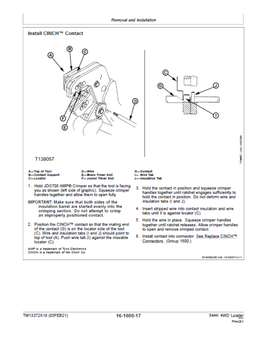 John Deere 544K 4WD Loader Technical Manual (SN. D670308 - D677548) - Image 5