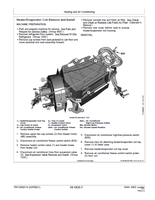 John Deere 544K 4WD Loader Technical Manual (SN. F670308 - F677548) - Image 5