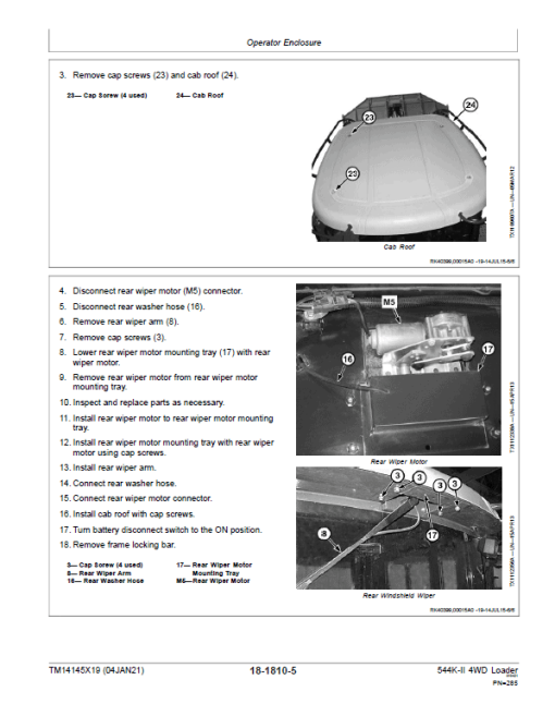 John Deere 544K-II 4WD Loader Technical Manual (SN. from D677549) - Image 5