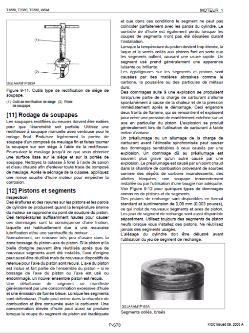 Kubota T1880, T2080, T2380 Tractor Mower Workshop Repair Manual - Image 6