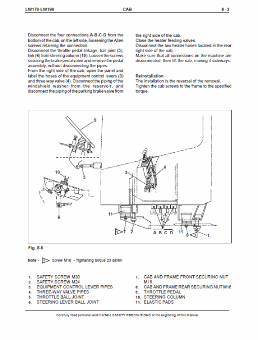 New Holland LW170, LW190 Wheel Loaders Service Manual - Image 5