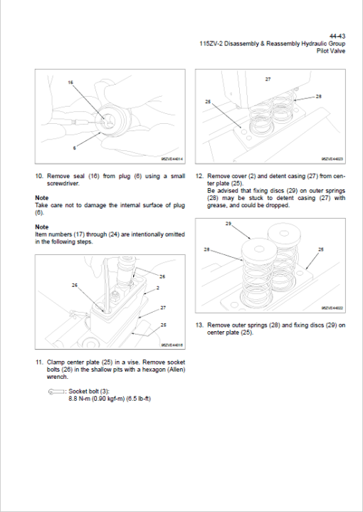 Kawasaki 115ZIV-2 Wheel Loader Repair Service Manual - Image 4