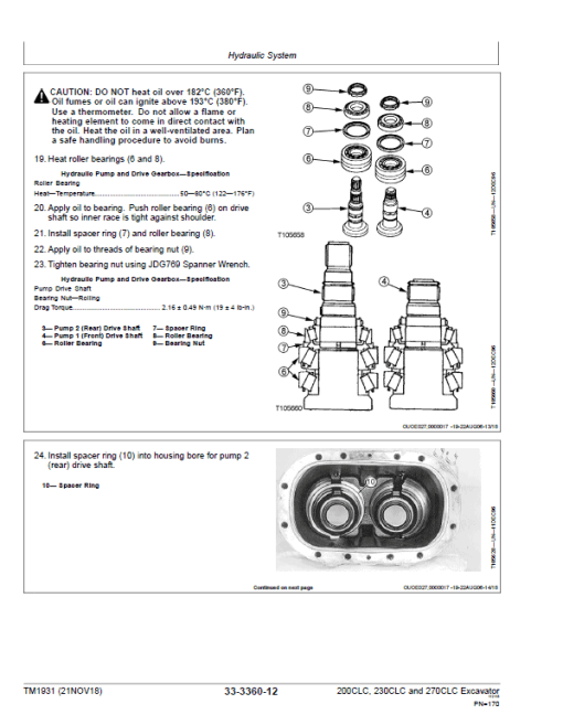 John Deere 200CLC, 230CLC, 270CLC Excavator Repair Technical Manual - Image 5