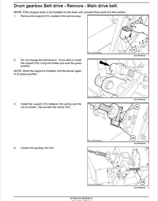 New Holland FR9040, FR9050, FR9060, FR9080, FR9090 Forage Harvester Repair Manual - Image 5