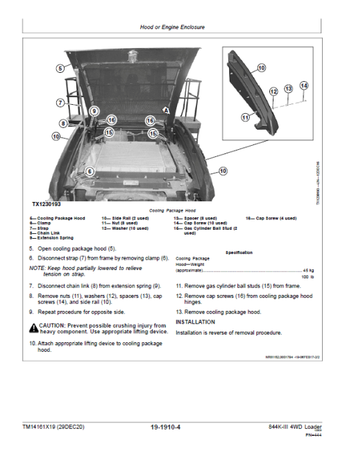 John Deere 844K-II 4WD Loader Technical Manual (SN. from D677782) - Image 5