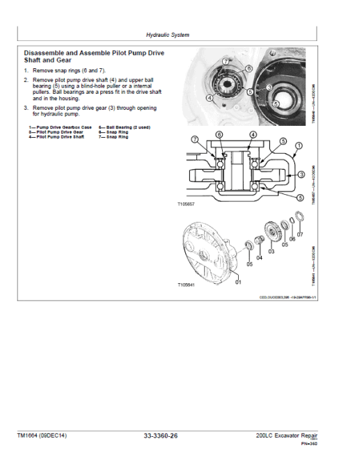 John Deere 200LC Excavator Repair Technical Manual - Image 5