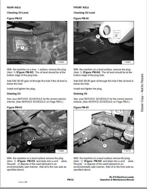 Bobcat BL570 (B-Series) Loader Service Repair Manual - Image 5