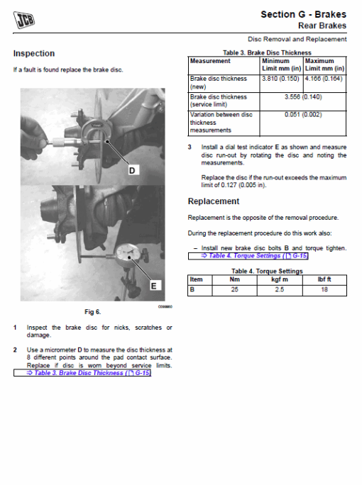 JCB 800D Workmax Utility Vehicle Service Manual - Image 5