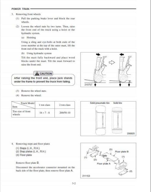 CAT EP16NT, EP18NT, EP20NT Forklift Lift Truck Service Manual - Image 4