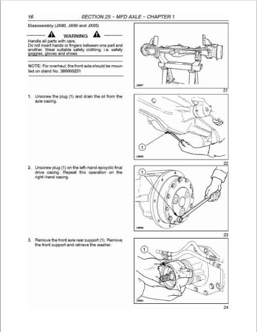 Case JX60, JX70, JX80, JX90, JX95 Tractor Service Manual - Image 5