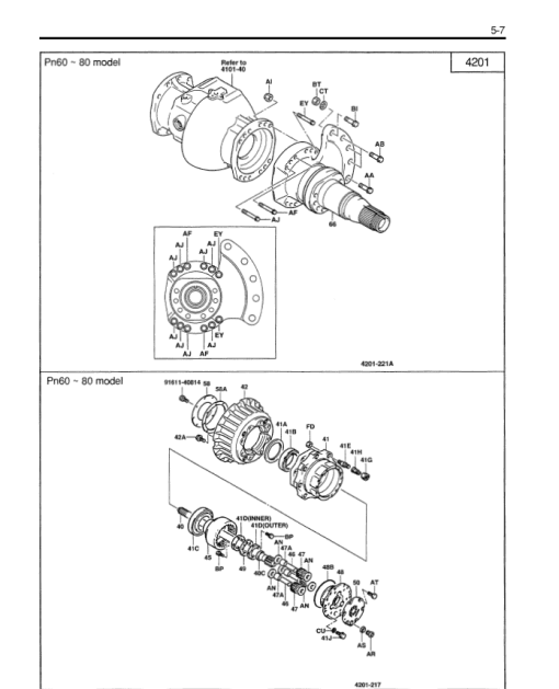 Toyota 7FGU35, 7FGU45, 7FGU60, 7FGU70, 7FGU80, 7FGKU40 Forklift Repair Manual - Image 5