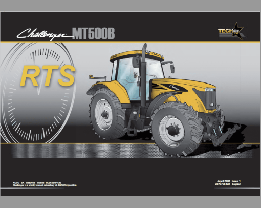 Challenger MT525B, MT535B, MT545B, MT555B Tractor Workshop Manual - Image 3