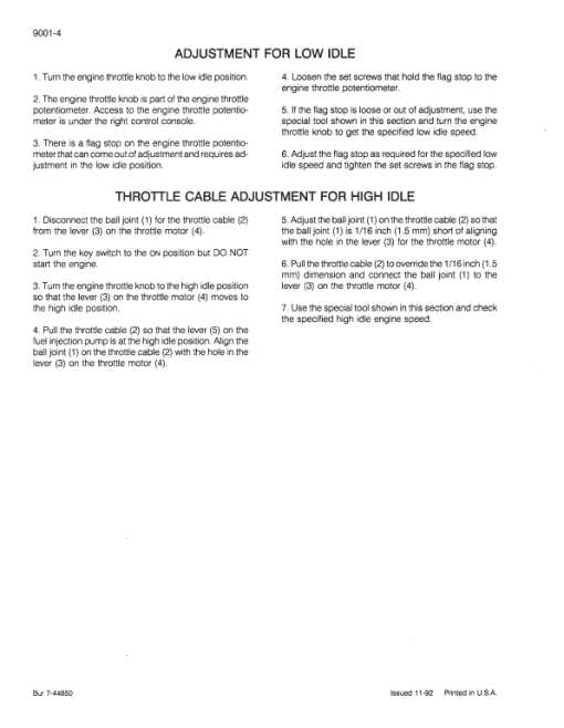 Case 9030 Excavator Service Manual - Image 5