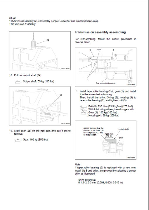 Kawasaki 135ZIV-2 Wheel Loader Repair Service Manual - Image 3