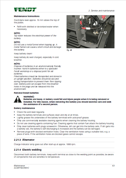 Fendt 311, 312, 313, 314 Vario Gen4 Tractors Workshop Repair Manual - Image 5