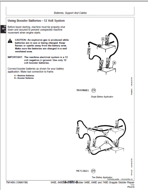 John Deere 540E, 640E, 740E Skidder Repair Technical Manual - Image 5