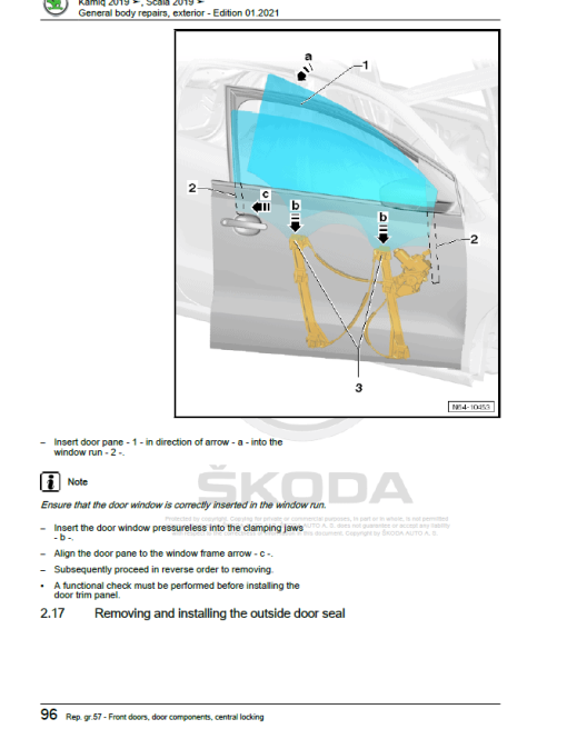 SKODA KAMIQ (NW) Repair Service Manual - Image 5