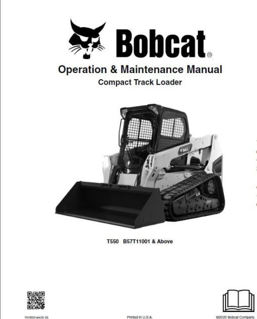 Bobcat T550 Compact Track Loader Service Repair Manual - Image 5