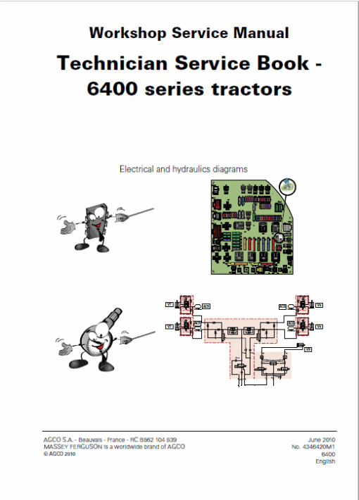 Massey Ferguson 6485, 6490, 6495, 6497, 6499 Tractor Service Manual - Image 8