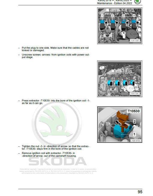 SKODA KAROQ (NU) Repair Service Manual - Image 5