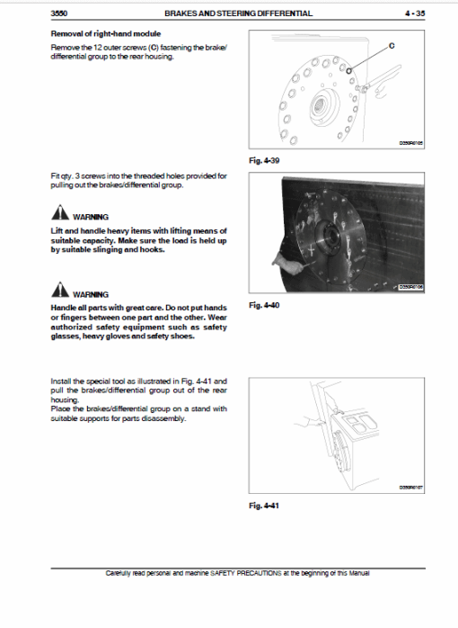 Case 3550 Crawler Dozer Service Manual - Image 5