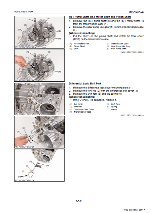 Kubota G23-2, G26-2 Mowers Service Manual - Image 5