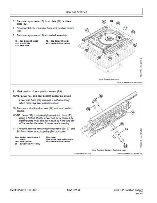 John Deere 310L EP Backhoe Loader Repair Technical Manual (S.N after G390996 -) - Image 5