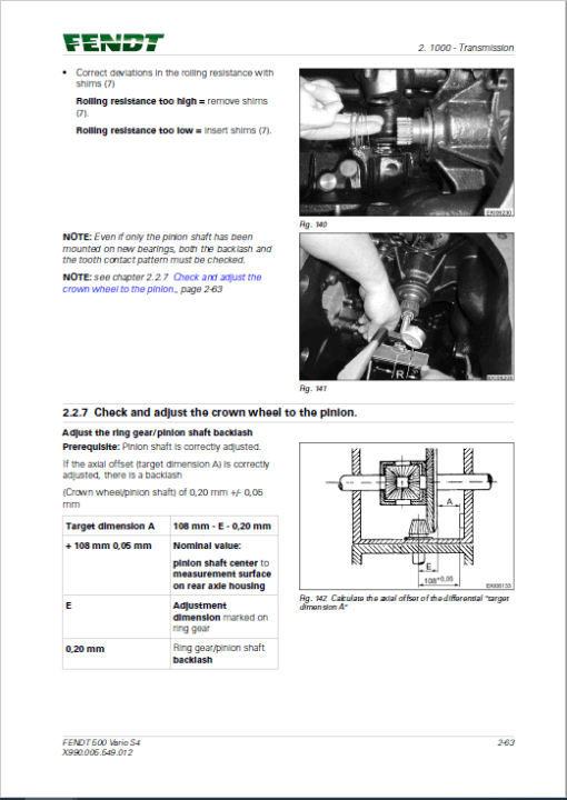 Fendt 512, 513, 514, 516 Vario S4 Tractors Workshop Repair Manual - Image 4