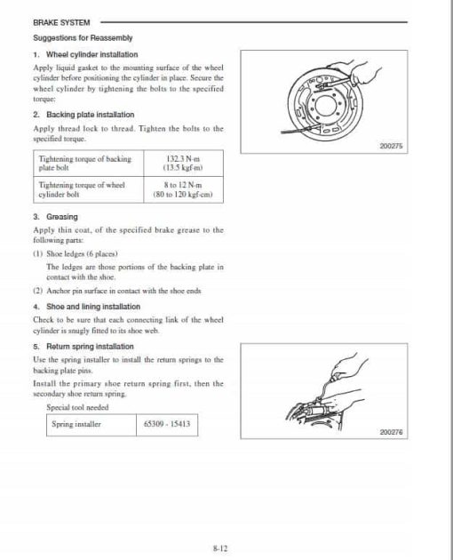 Mitsubishi FB10KRT, FB12KRT, FB15KRT Forklift Lift Truck Service Manual - Image 5