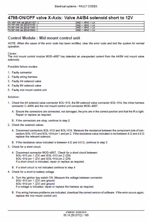 New Holland T4.75F, T4.85F, T4.95F, T4.105F Tractor Service Manual - Image 5