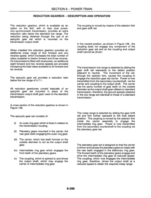 New Holland TS90, TS100, TS110 Tractor Service Manual - Image 5