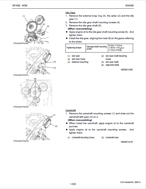 Kubota GR1600 Riding Mower Service Manual - Image 5