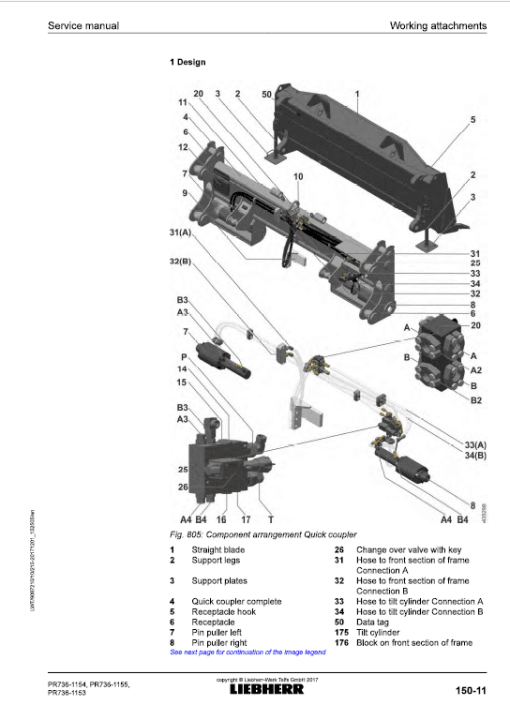 Liebherr PR 736 Crawler Dozer Repair Service Manual - Image 5