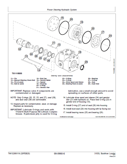 John Deere 310SL Backhoe Repair Technical Manual (S.N after C273920 & D273920 - 390995) - Image 5