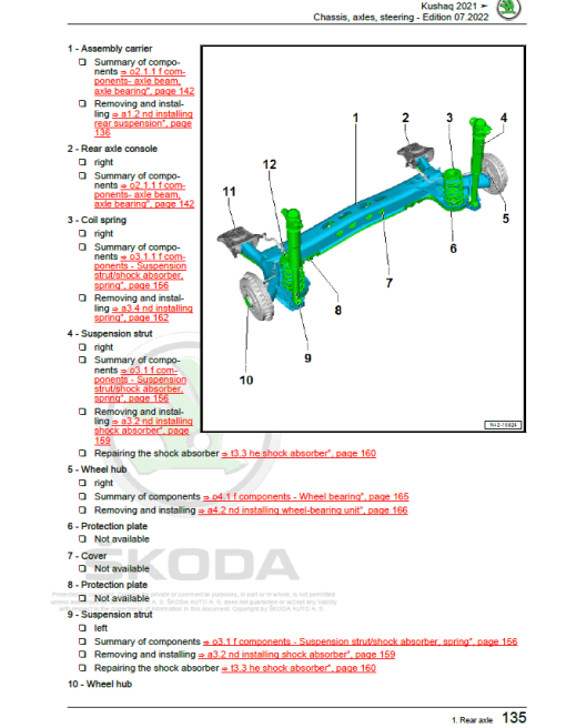 SKODA KUSHAQ (PA) Repair Service Manual - Image 5