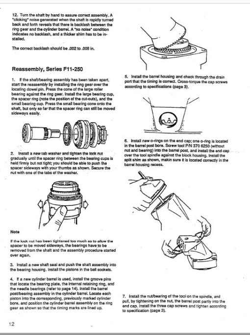 Timberjack 762B Harvester Head Service Repair Manual (762B350 and Up) - Image 5