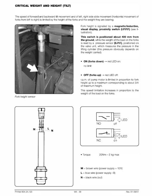 OM Pimespo Fase 60, 70 and 80 80v Forklift Workshop Repair Manual - Image 5