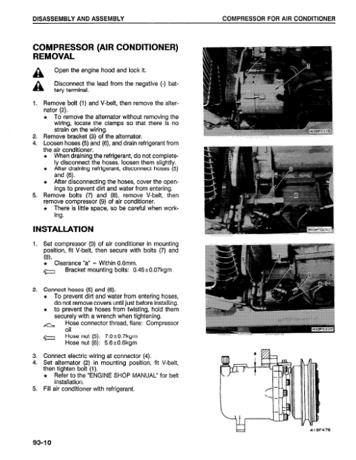 Komatsu WA250-1, WA250-1LC Wheel Loader Service Manual - Image 5