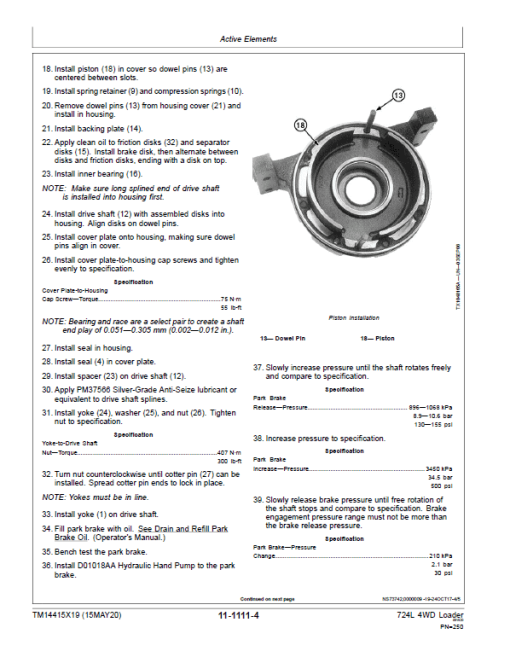 John Deere 724L 4WD Loader Repair Technical Manual (S.N L705208 - ) - Image 5