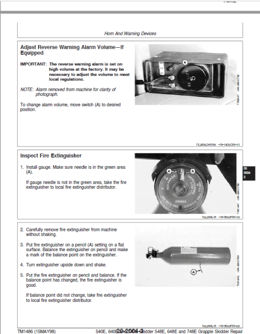 John Deere 548E, 648E, 748E Grapple Skidder Repair Technical Manual - Image 5