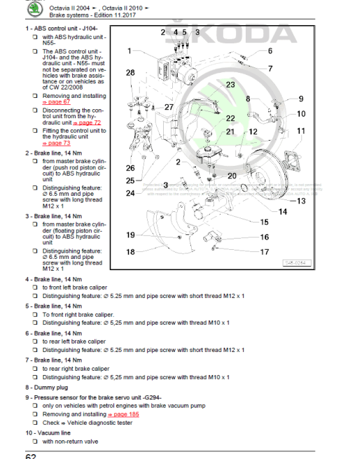 SKODA OCTAVIA II (1Z, 91) Repair Service Manual - Image 5