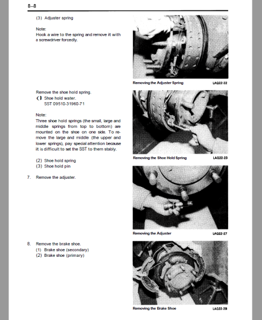 Toyota 5FG33, 5FG35, 5FG40, 5FG45 Forklift Service Repair Manual - Image 5